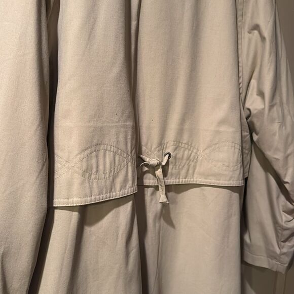 Towne By London Fog Khaki Trench Coat Size 8 Woman's - Picture 5 of 7